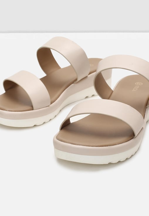 Women Textured Wedge Sandals