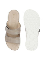 Grey Casual Velcro Women Comfort Sandals