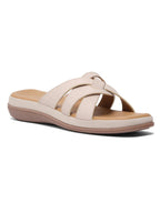 Cream Comfort Platform Sandals