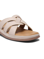 Cream Comfort Platform Sandals