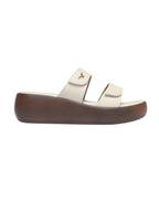 Cream Flatform Heels