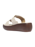 Cream Flatform Heels