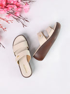 Cream Flatform Heels