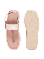 Pink Flatform Sandals