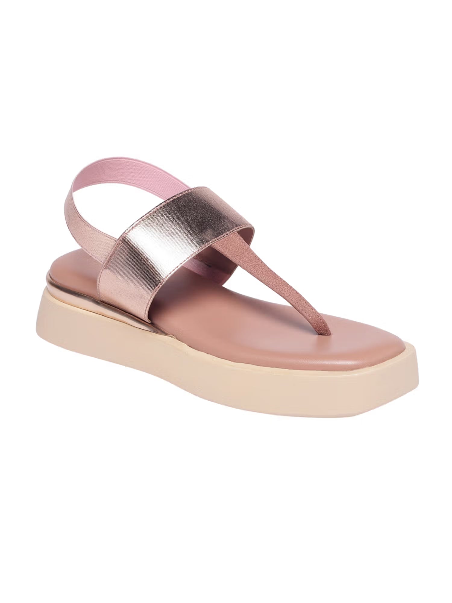 Pink Flatform Sandals