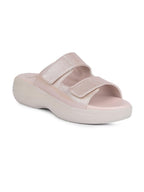 Women Beige Slide Sandals