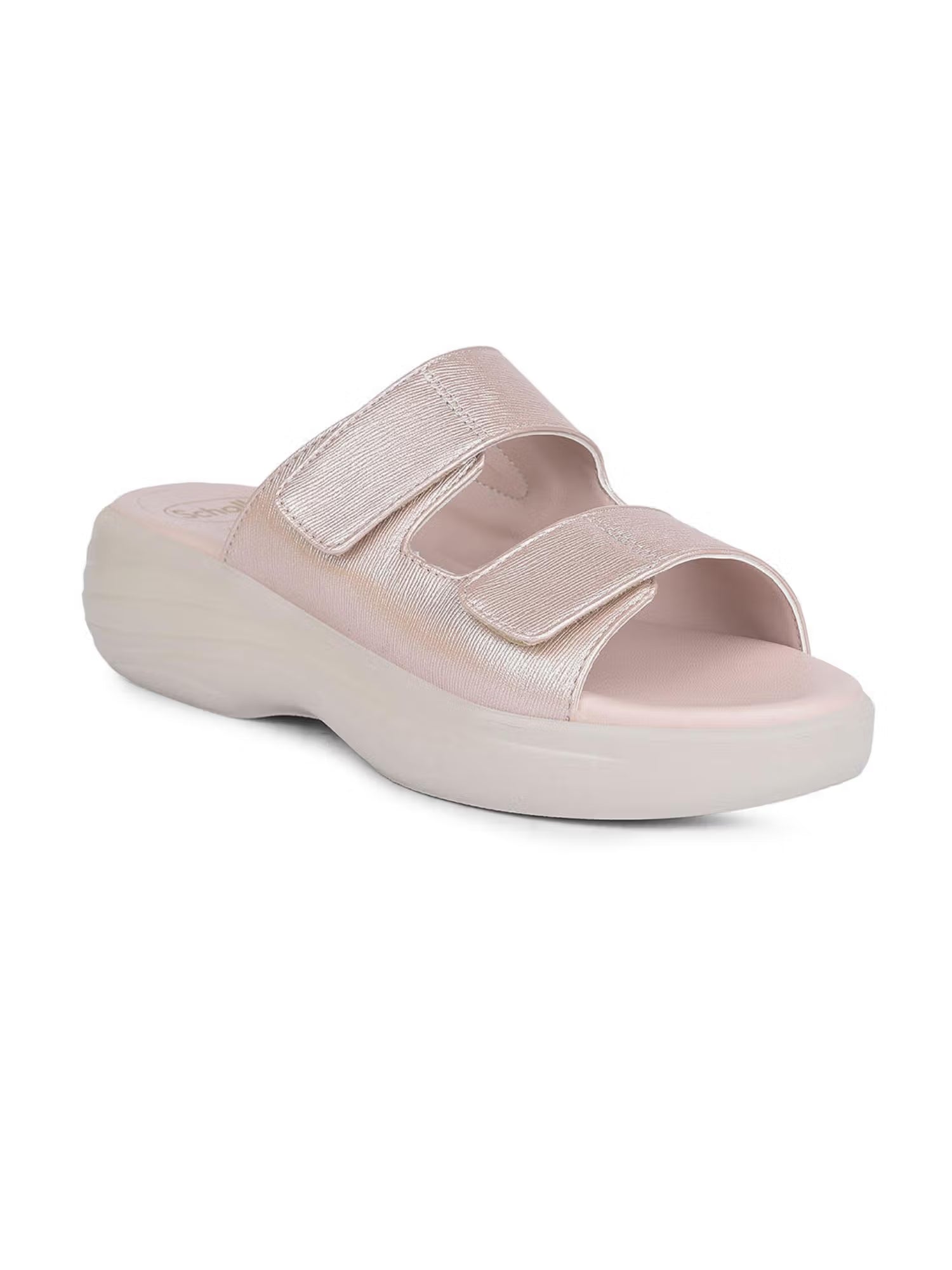Women Beige Slide Sandals
