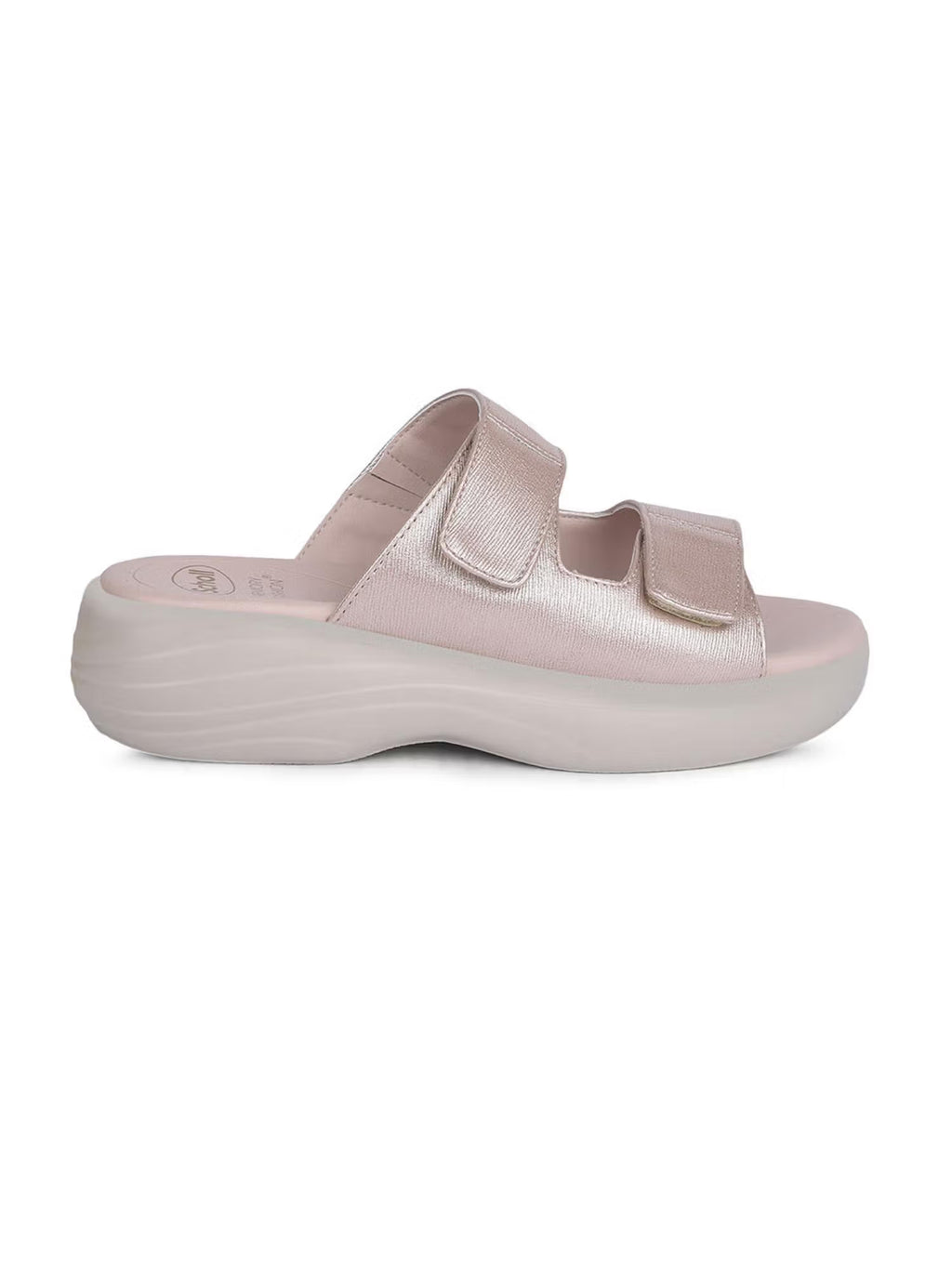 Women Beige Slide Sandals