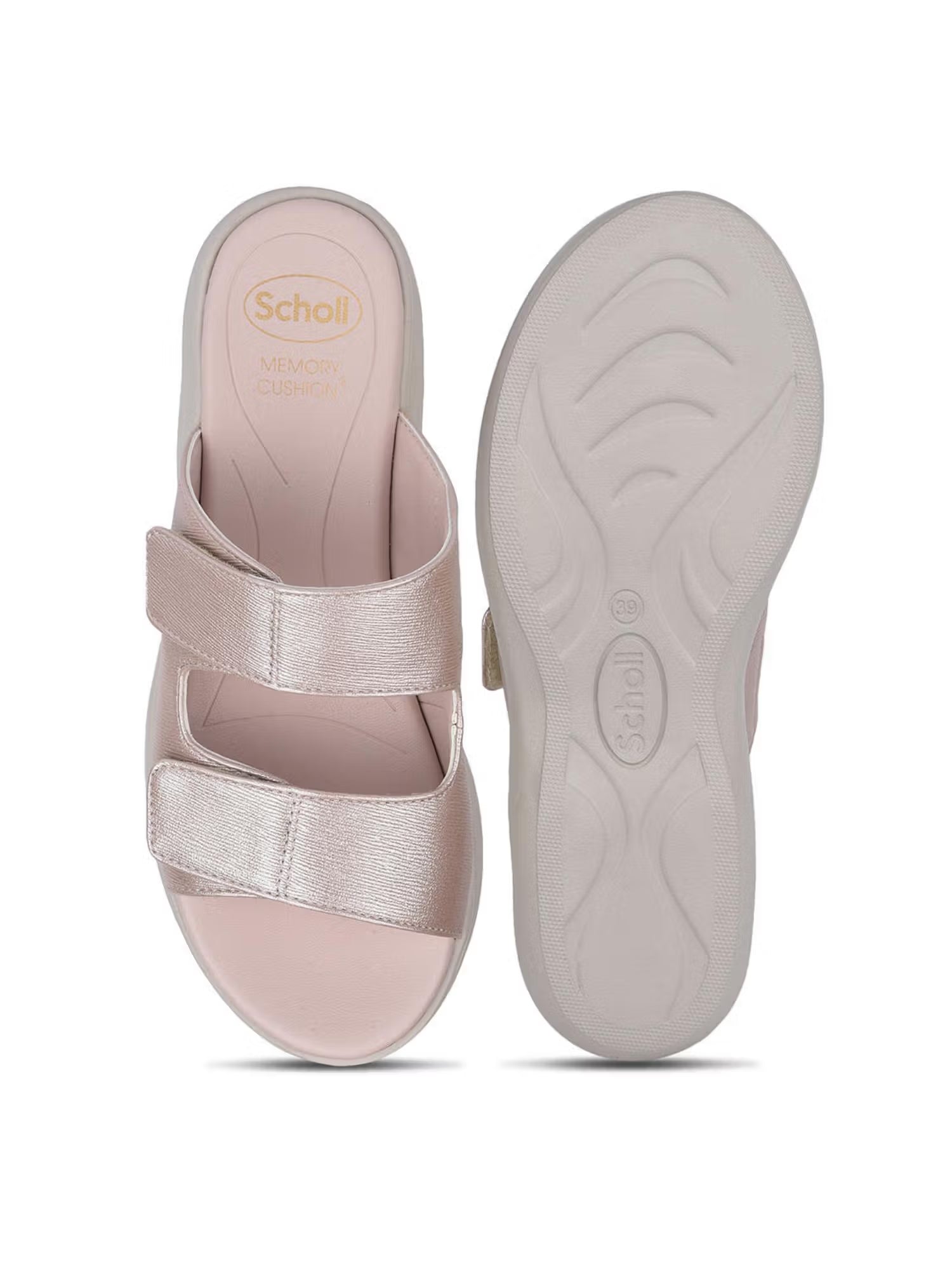 Women Beige Slide Sandals