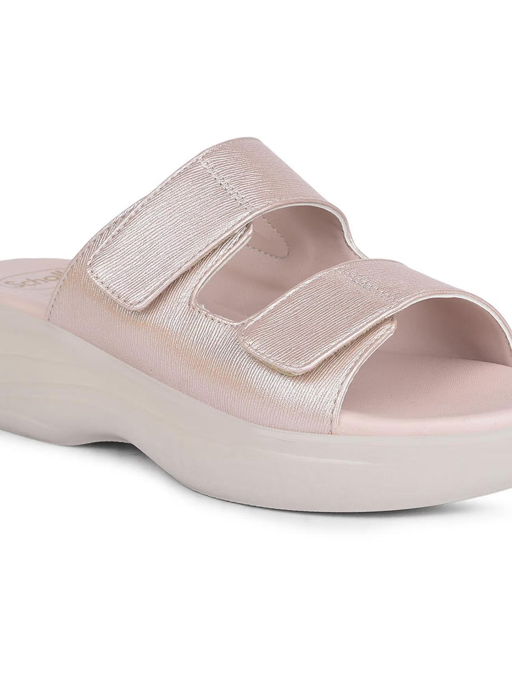 Women Beige Slide Sandals