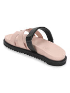 Pink Solid Sandals