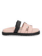 Pink Solid Sandals