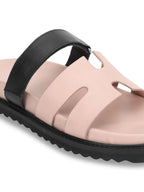 Pink Solid Sandals