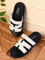 Women White Solid Sandals