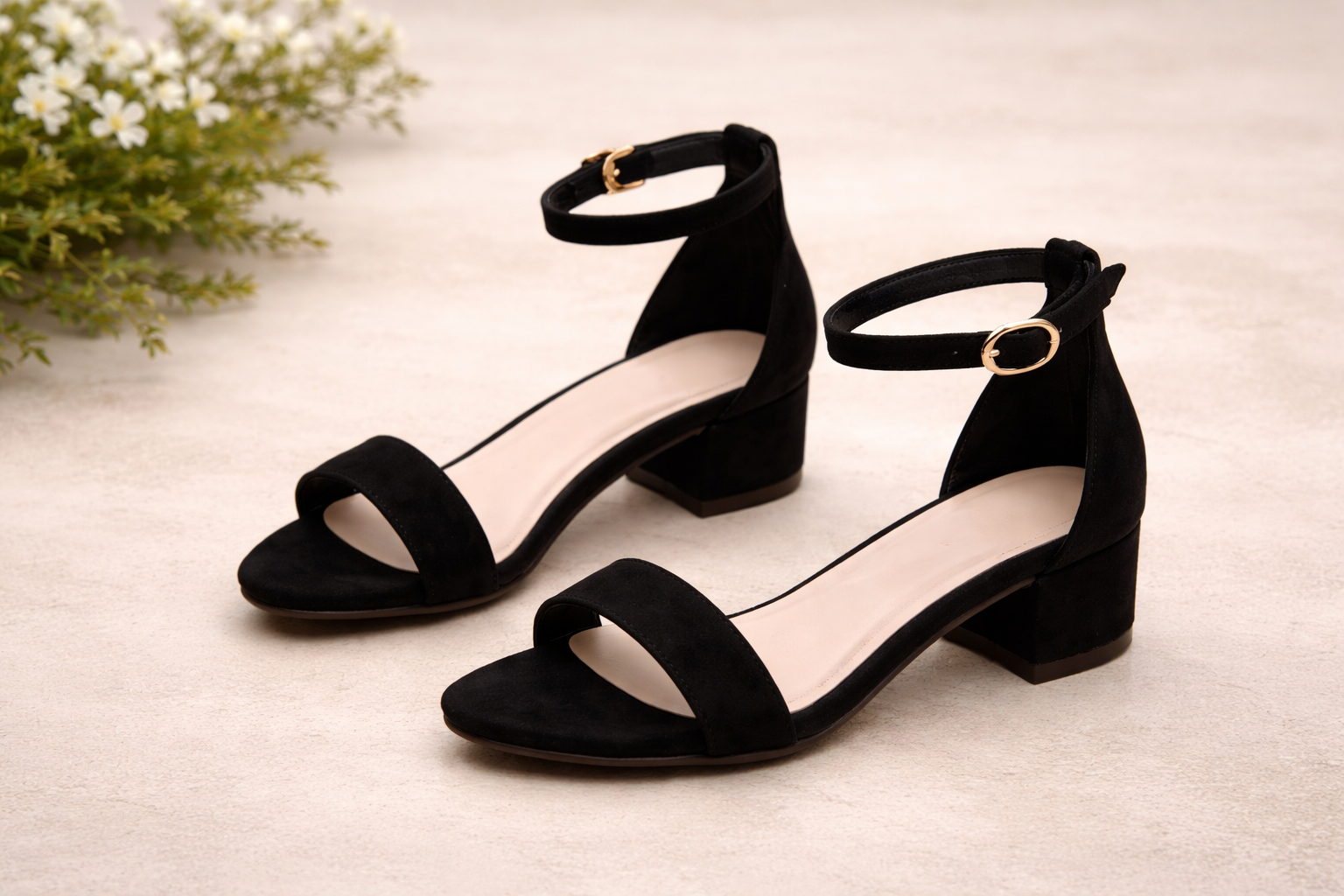 Women Ankle-Strap Block Sandal