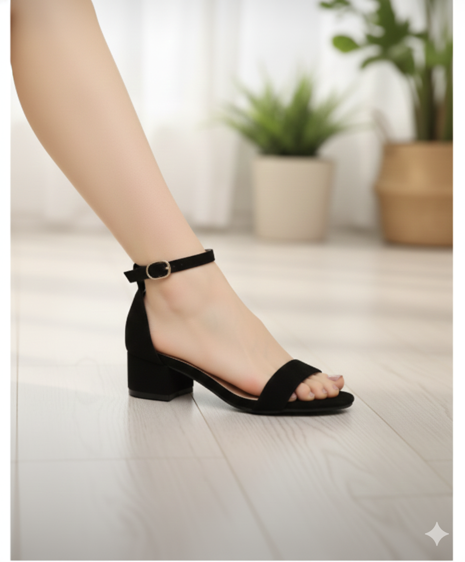 Women Ankle-Strap Block Sandal