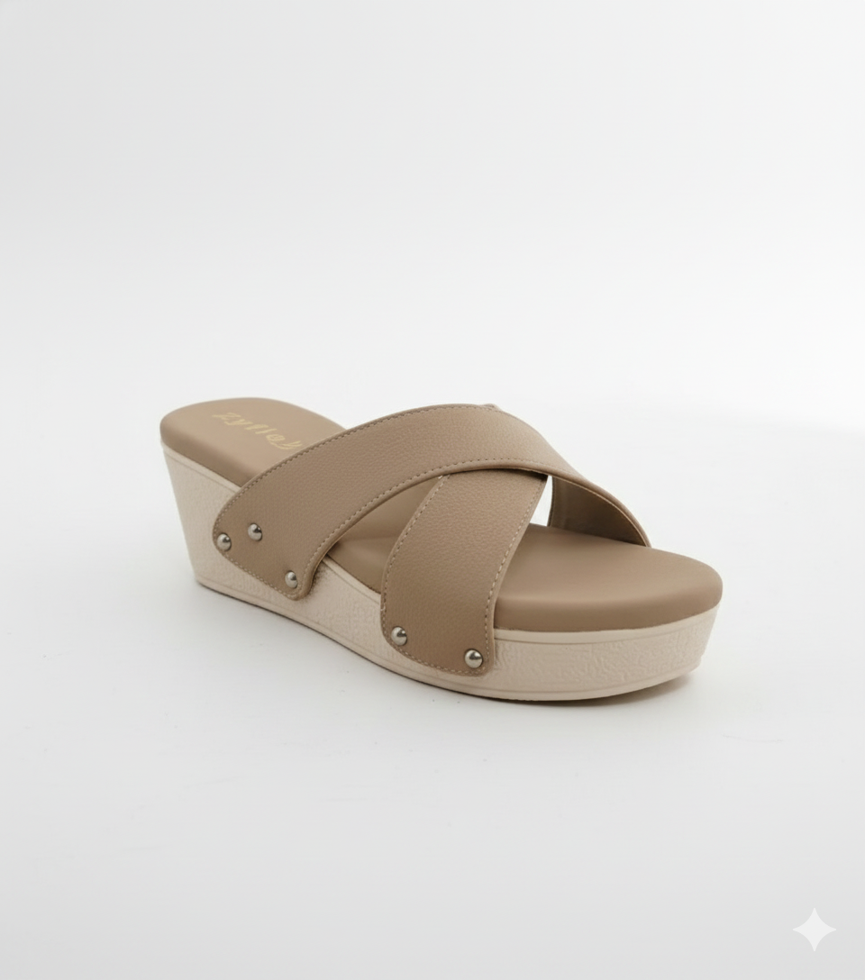 Women Crossover Platform Wedge