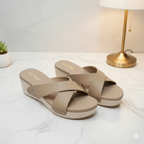 Women Crossover Platform Wedge