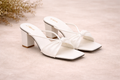 Women Stylish White Heels