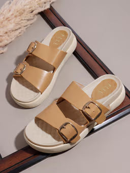 Stylish Everyday Women's Buckle Slides Sandals