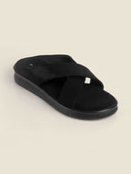 Women Black Open Casual Sandals