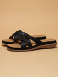 Liam Black Comfort Sandals