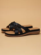 Liam Black Comfort Sandals