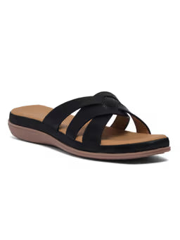 Liam Black Comfort Sandals