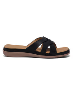 Liam Black Comfort Sandals