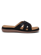 Black Comfort Sandals