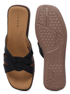 Black Comfort Sandals