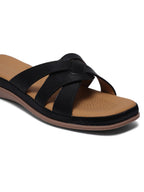 Black Comfort Sandals
